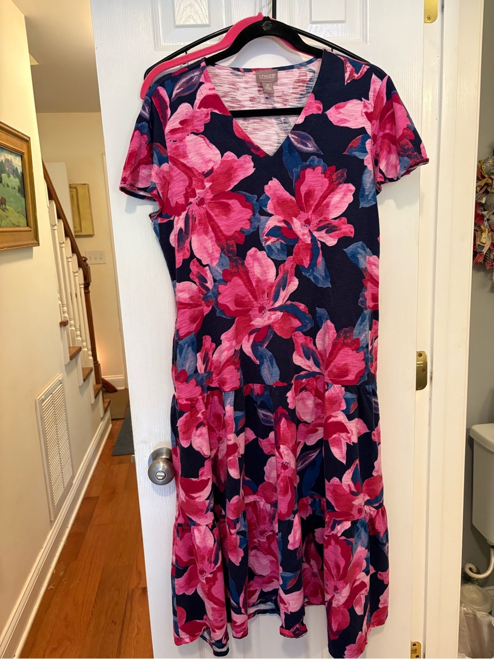 Chico’s Floral Midi Dress